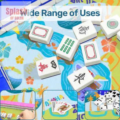 Aloha Hawaii Whimsical Splash Of Color Island State Mahjong Mat - Daily Accessories