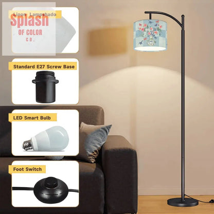 Arc Floor Lamp (Made in USA) - One Size - Floor Lamps