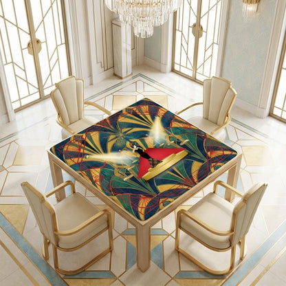 Art Deco Hollywood Regency Mahjong Mat - Splash of Color Co.