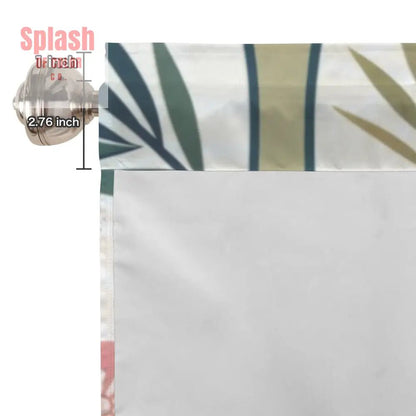 Asian Cherry Blossom Zen Garden Kitchen Valance - One Size - Curtains