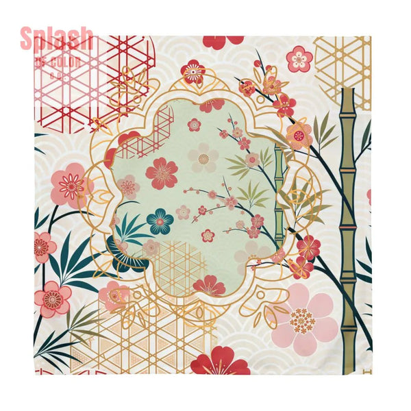 Asian Garden Zen Cherry Blossoms Pretty Dinner Napkins - Splash of Color co.