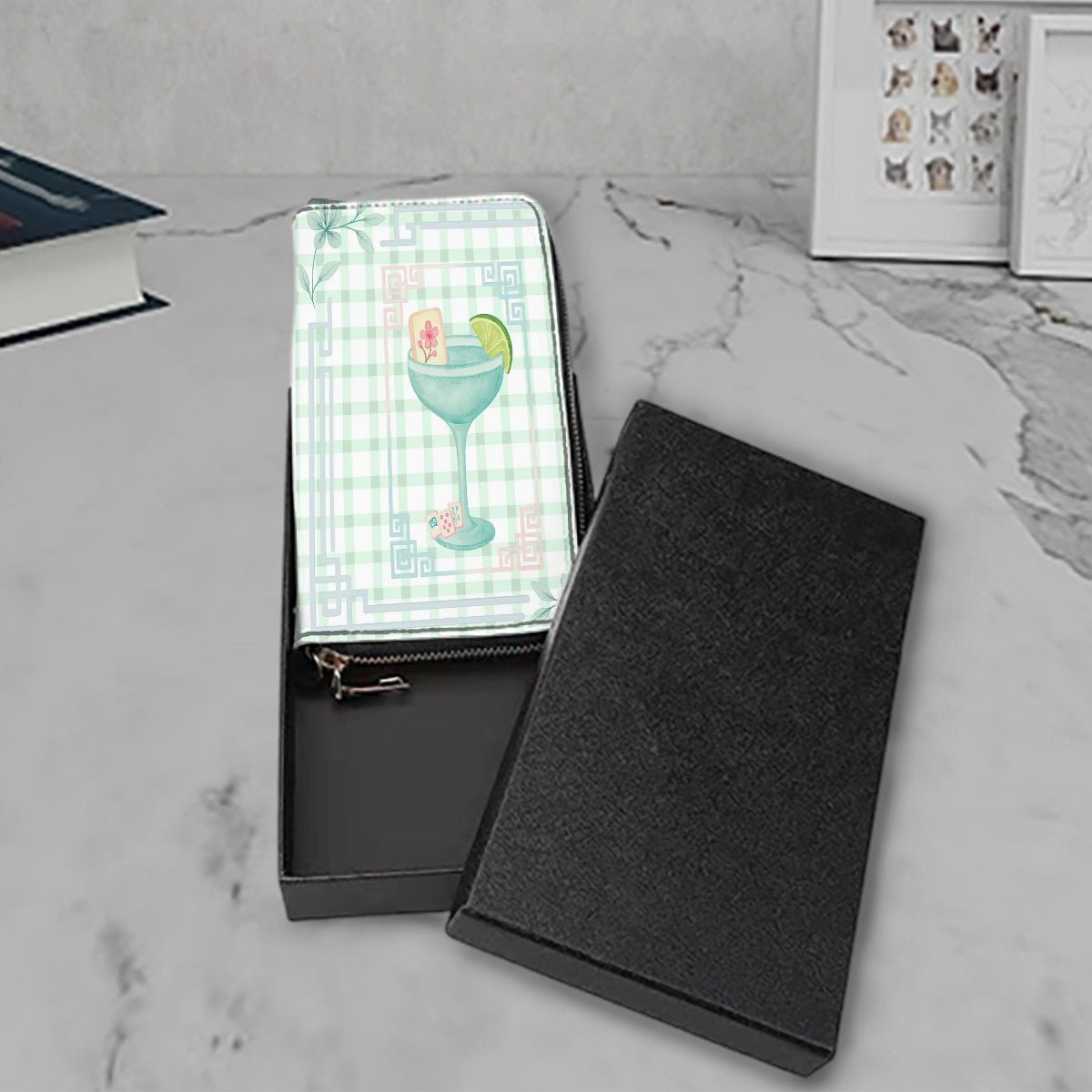 Mahjong Girls Night Clutch Wallet for Women - Splash of Color Co.