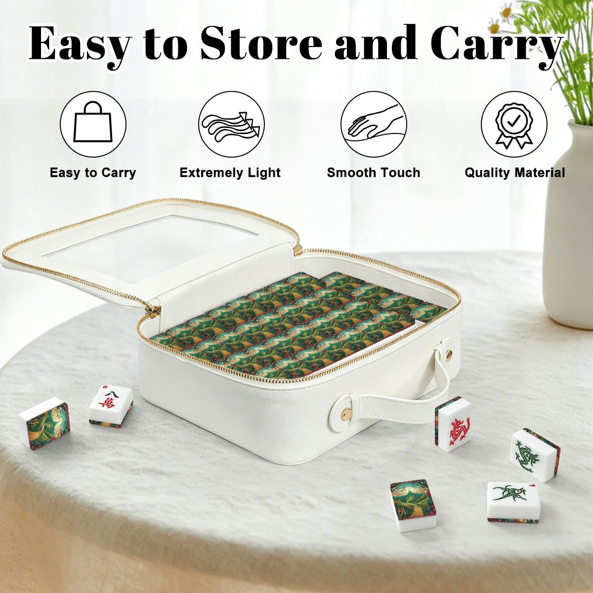 Off To See The Wizard Magical Oz Themed American Mahjong Tiles With Carry Case - Splash of Color Co.