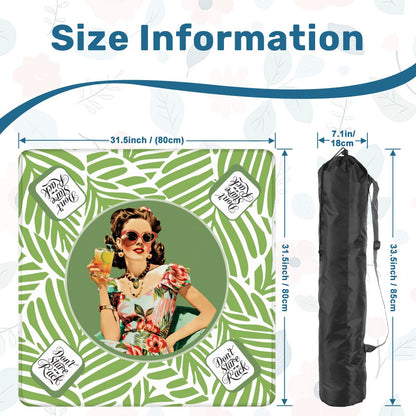 Funny Mahjong Mat, Don't Stare At My Rack - Splash of Color Co.