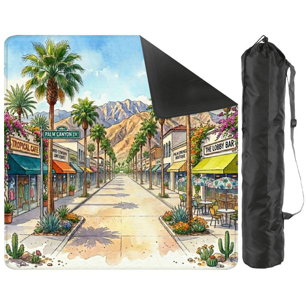 Palm Springs California Modernist Mahjong Mat