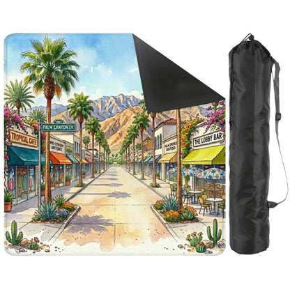 Palm Springs California Modernist Mahjong Mat