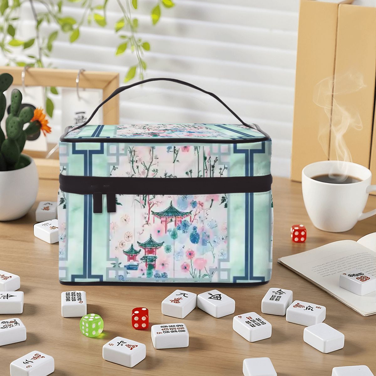 Jade Whisper Mahjong Tile Bag - Splash of Color Co.