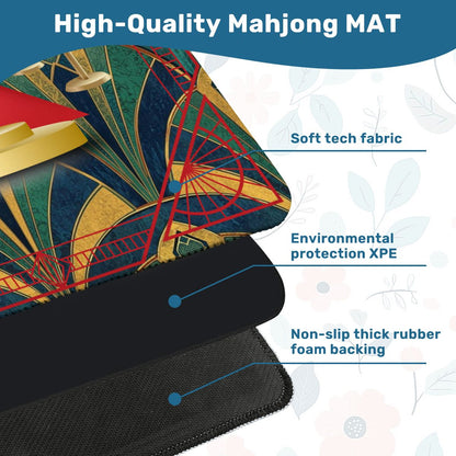 Art Deco Hollywood Regency Mahjong Mat - Splash of Color Co.