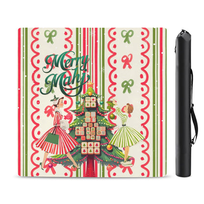Merry Mahj Christmas Mahjong Mat 33x33