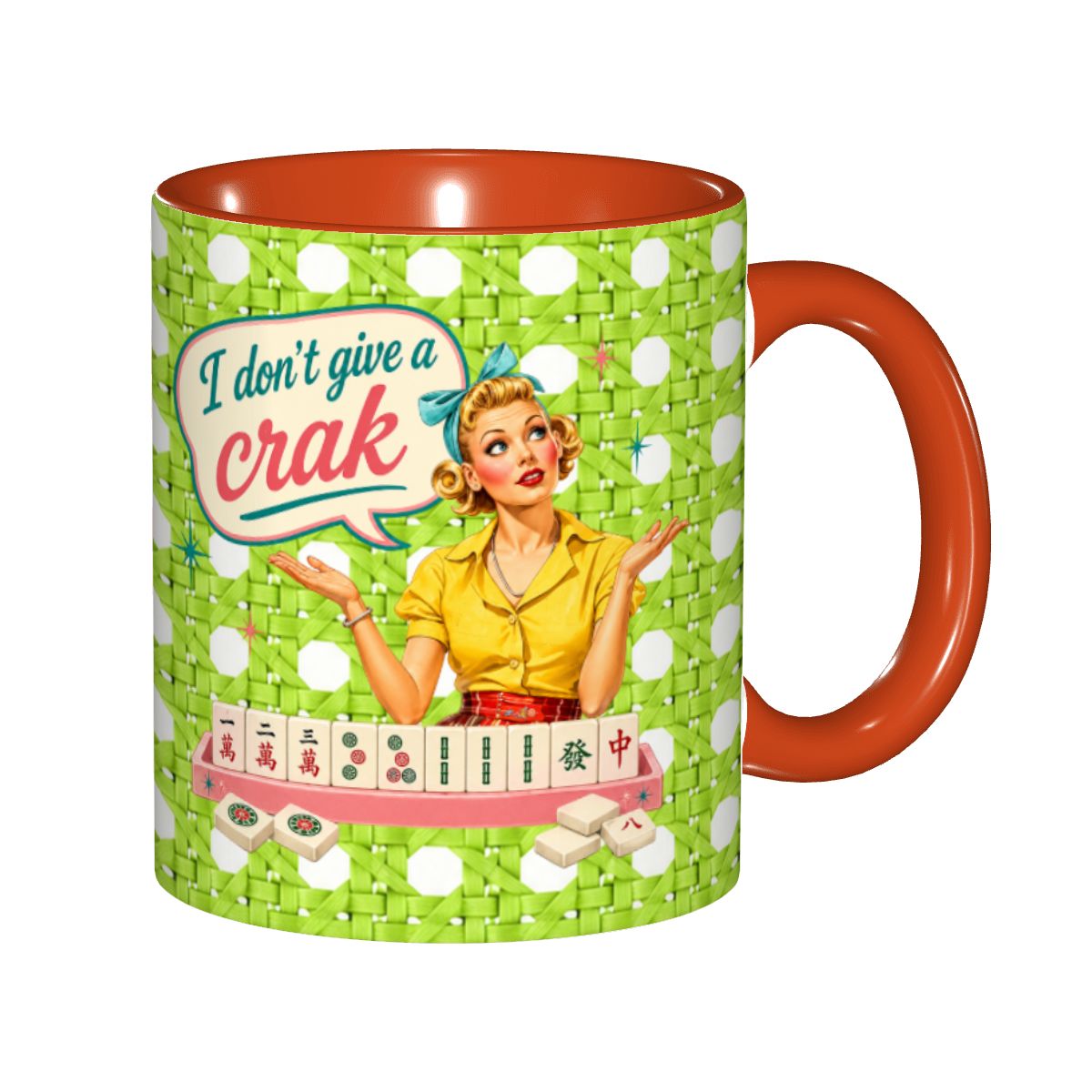 Funny Mahjong Mug, I Don't Give A Crak Mahjong Gift