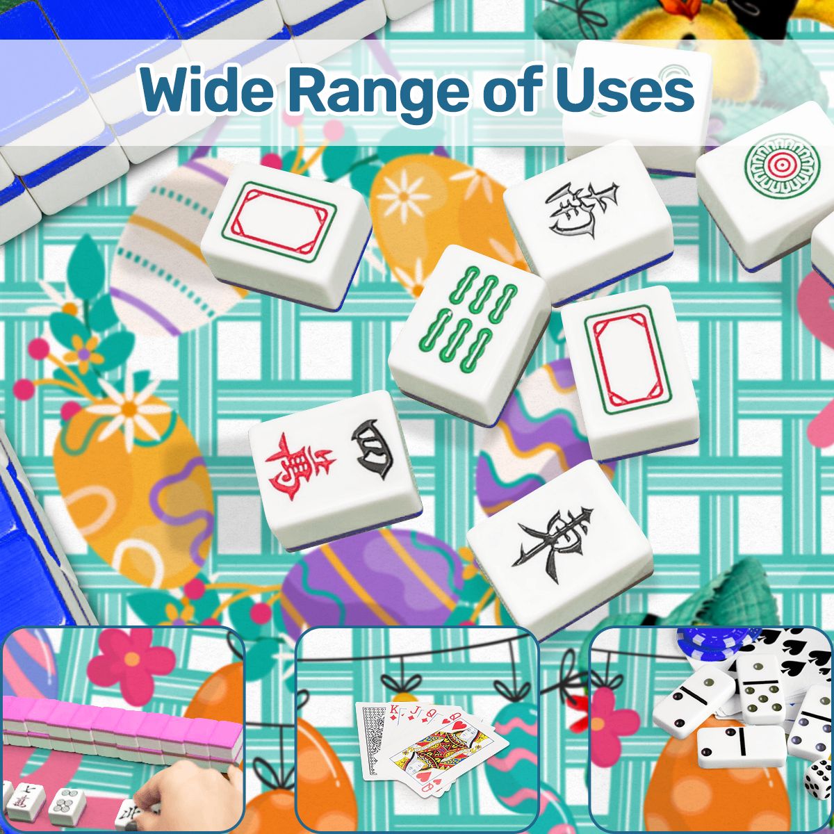 Chuckling Chics Springtime Mahjong Mat - Splash of Color Co.