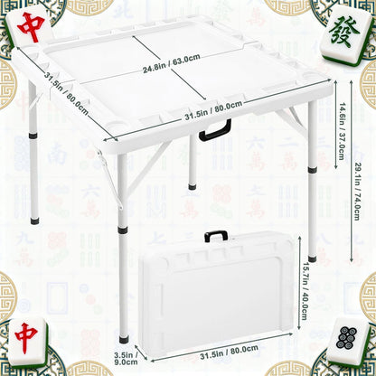 Portable Travel All Americana Mahjong Mat And Foldable Mahjong Table - Splash of Color Co.