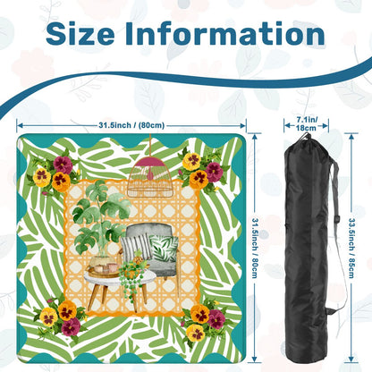 Houseplants And Critters Mahjong Mat - Splash of Color Co.
