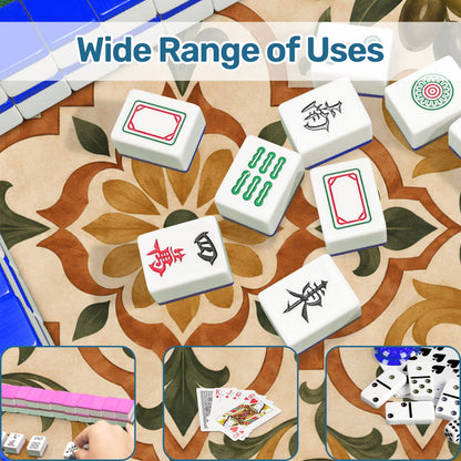 Old World Tuscan Mediterranean Charm Mahjong Mat - Splash Of Mahj And Color Co.