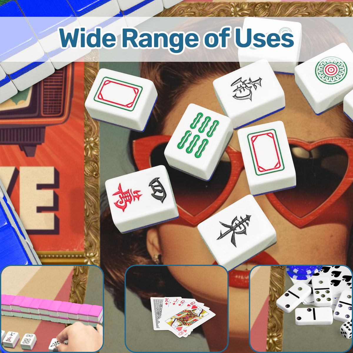 The Era Of Mahjong Looks Good On You Mahjong Mat - Splash of Color Co.
