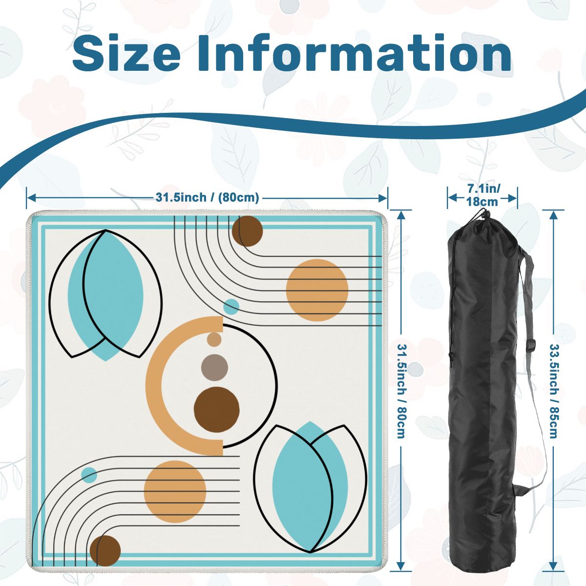 Cloud Dancer Modern Purist Mahjong Mat - Splash of Color Co.