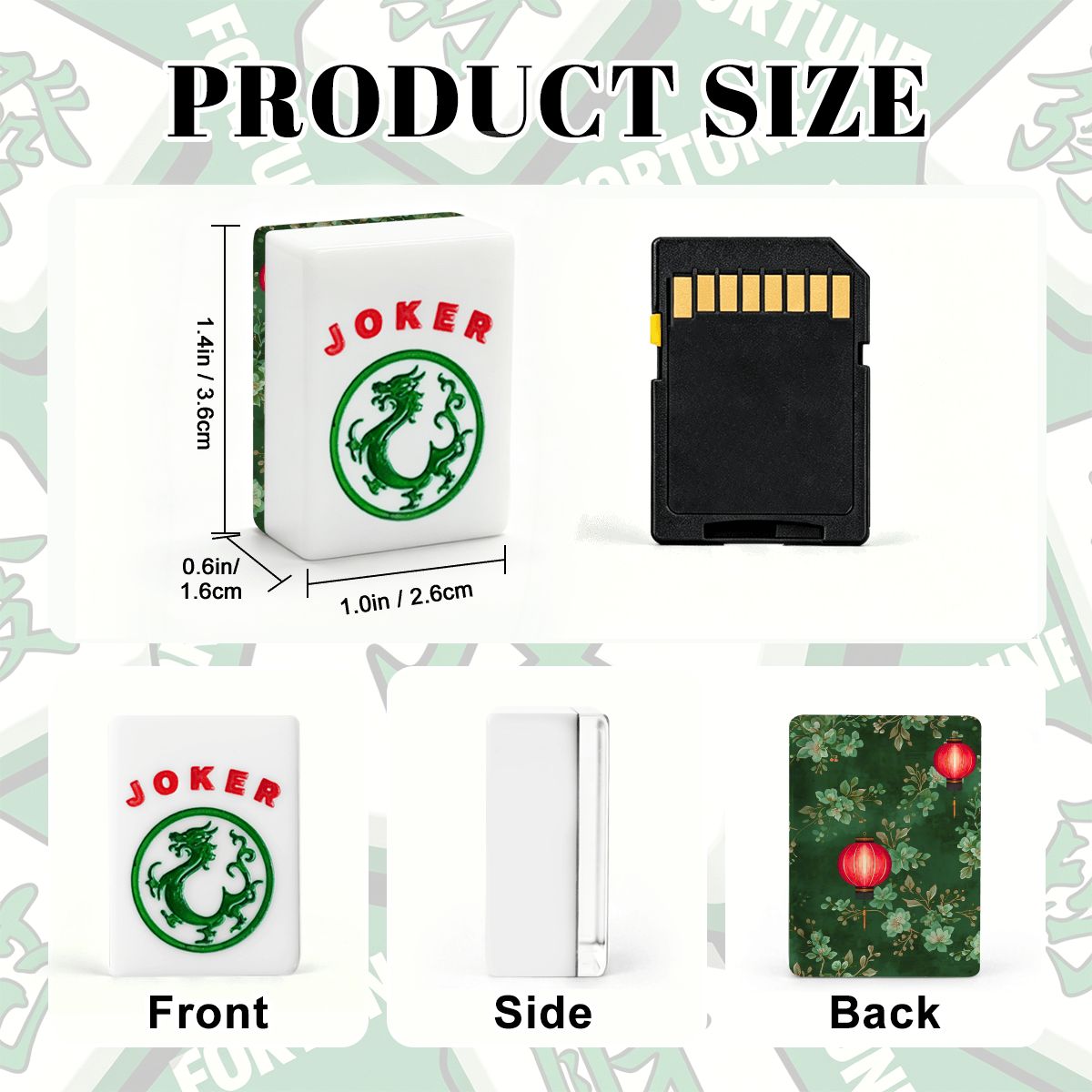 Chinese Lanterns American Mahjong Tiles And Carry Bag Set - Splash of Color Co.