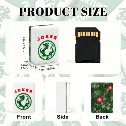 Chinese Lanterns American Mahjong Tiles And Carry Bag Set - Splash of Color Co.