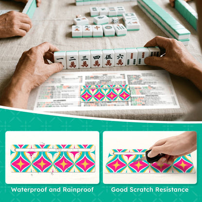 Modtastic Hot Pink And Aqua Mahjong Line Reader 4 Pack