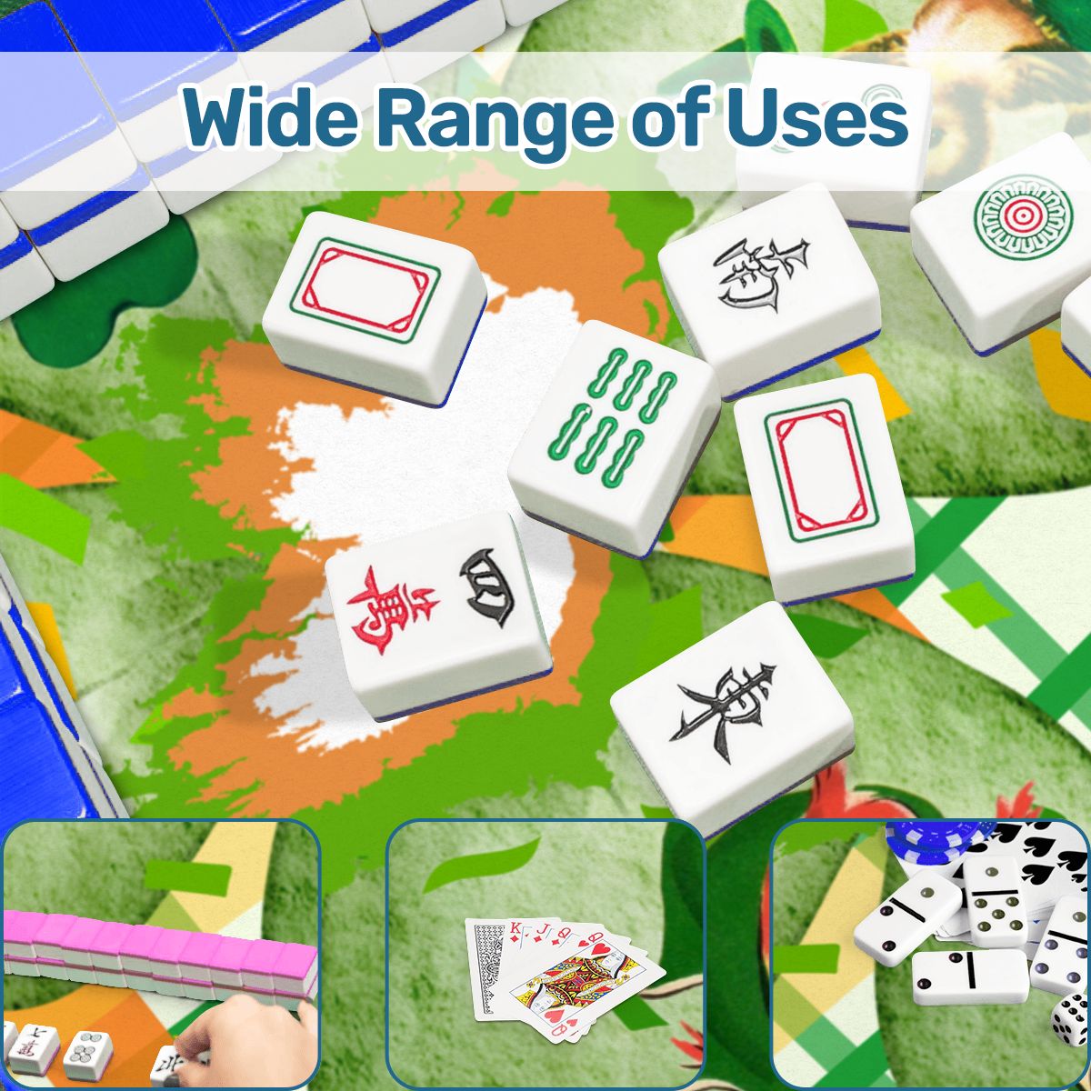 Luck Of The Irish, Vintage Nostalgia Charming Mahjong Mat - Splash of Color Co.