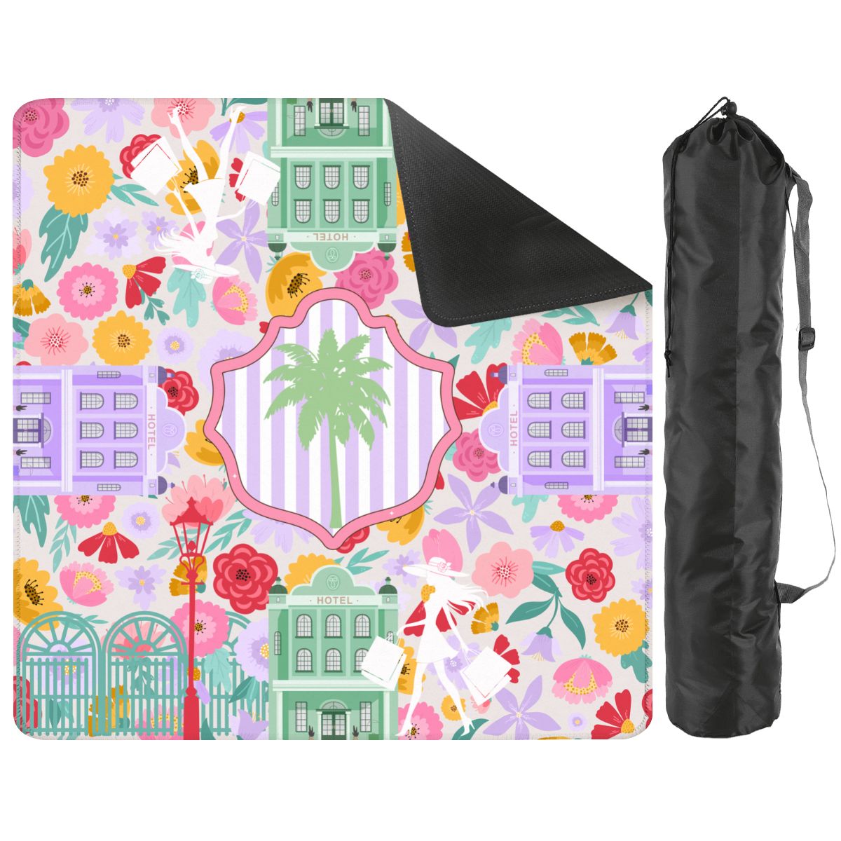 Charleston South Carolina Preppy Pastel Mini Mahjong Mat - Splash of Color Co.
