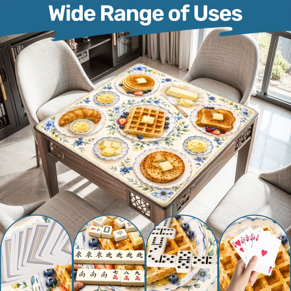 Everything's Better With Butter Mahjong Brunch Mat