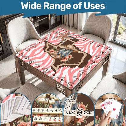 Knocking Boots Texas Mahjong Mat Boho Wildflower - Splash of Color Co.