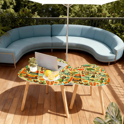Modernistic Florida Keys Modern Nesting Tables - Splash of Color Co.