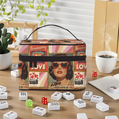 The Era Of Mahjong Looks Good On You Mahjong Tile Bag - Splash of Color Co.