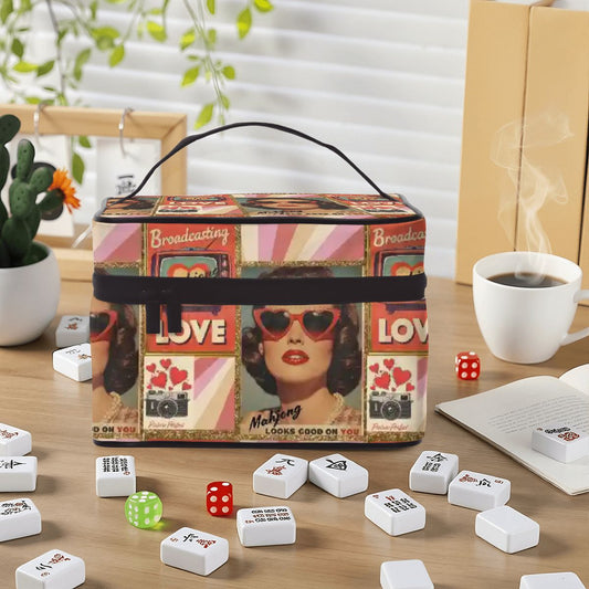 The Era Of Mahjong Looks Good On You Mahjong Tile Bag - Splash of Color Co.