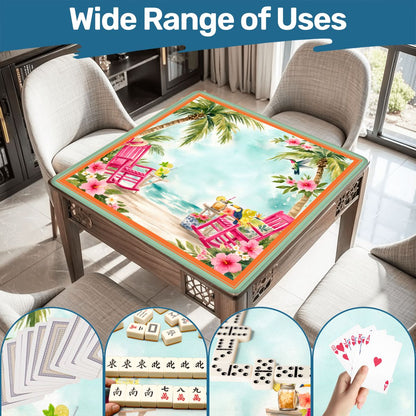 Southern Charm Tropical Island Vibes Mahjong Mat - Splash of Color Co.