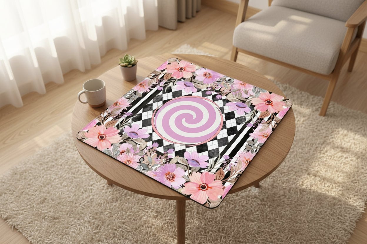 Harlequin Romance Mini Mahjong Mat - Splash of Color Co.