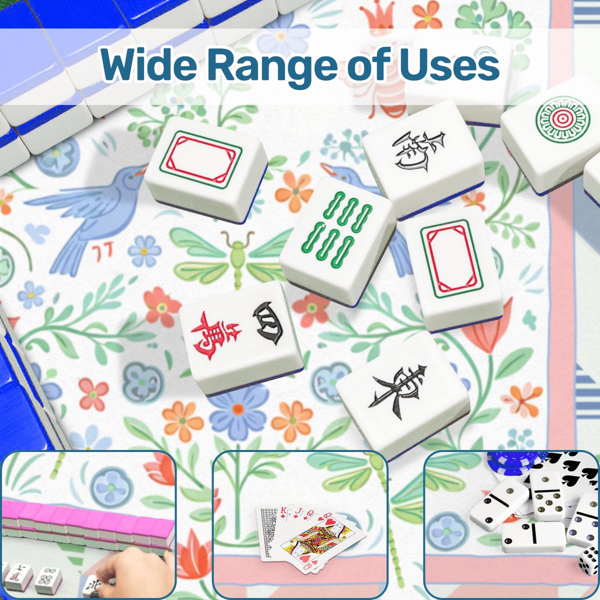 Secret Garden Of Eden Mahjong Mat - Splash of Color Co.