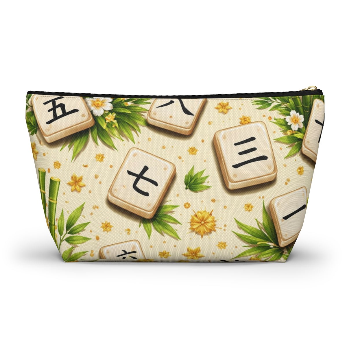 Bird Bam Cheers Peacock Mahjong Tile Accessory Pouch - Splash of Color Co.
