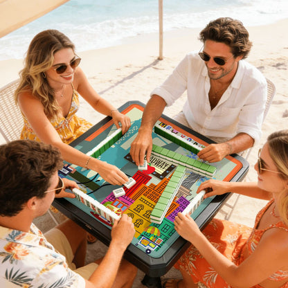 New York City Mahjong On Broadway Mini Mahjong Mat (Ship Rolled up) - Splash of Color Co.