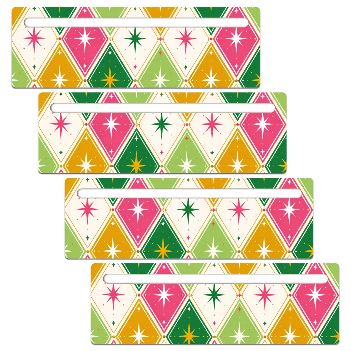 Harlequin Designed Mahjong Line Reader 4 Pack - Splash Of Mahj And Color Co.