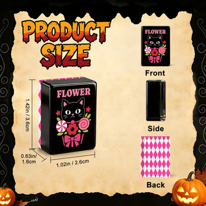 Hot Pink Harlequin Halloween Mahjong Tiles Gothic Dessert With Carry Case