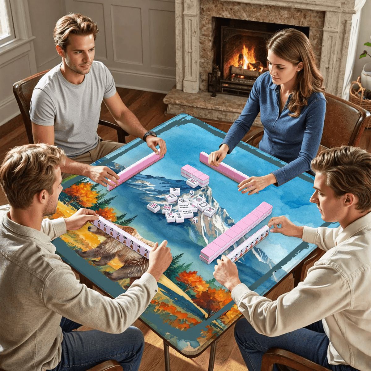 Montana Big Sky Country Mahjong Mat - Splash of Color Co.