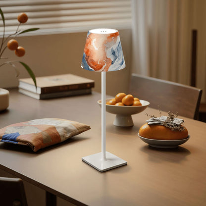 Oyster Watercolor Modern Mahjong LED Cordless Table Lamp