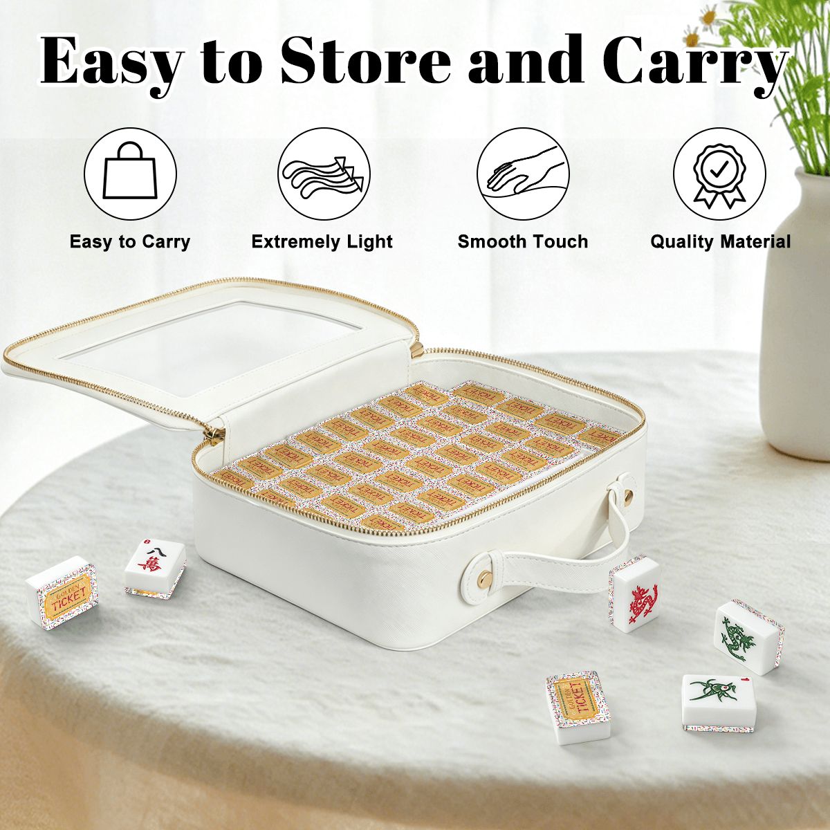 World Of Imagination American Mahjong Tiles With Carry Case - Splash of Color Co.