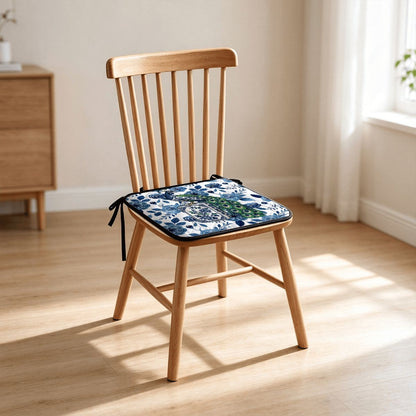 Proud As A Peacock Mahjong Lover Quilted Chair Cushion