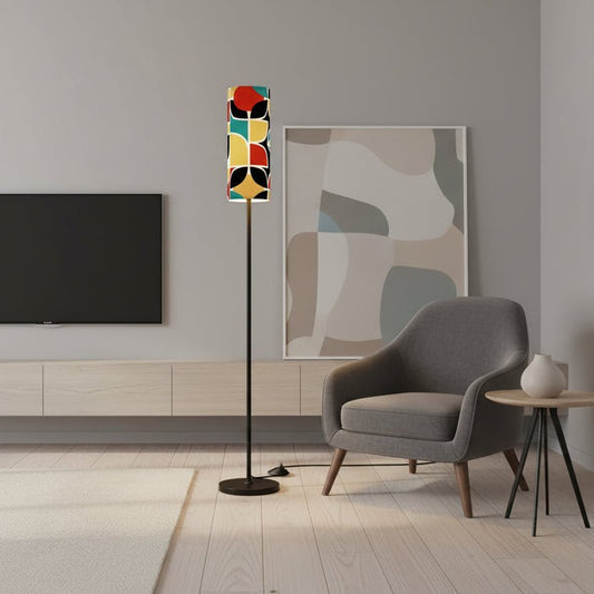 Modmaxcentric Geometric Modern Floor Lamp - Splash Of Mahj And Color Co.