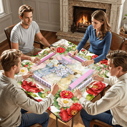Sweet Home Alabama Southern Belles Mahjong Mat - Splash Of Mahj And Color Co.