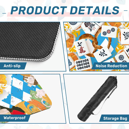 Pretzels, Pungs & Pilsner Oktoberfest Mahjong Mat - Splash of Color Co.