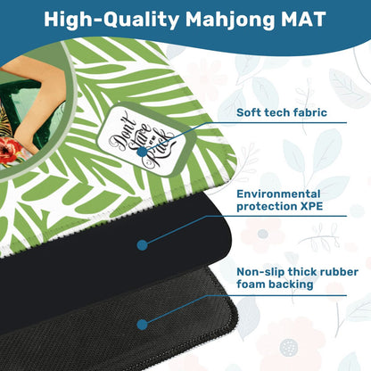 Funny Mahjong Mat, Don't Stare At My Rack - Splash of Color Co.