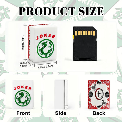 Lucky Horse Red And Black American Mahjong Tiles And Carry Bag Set - Splash of Color Co.