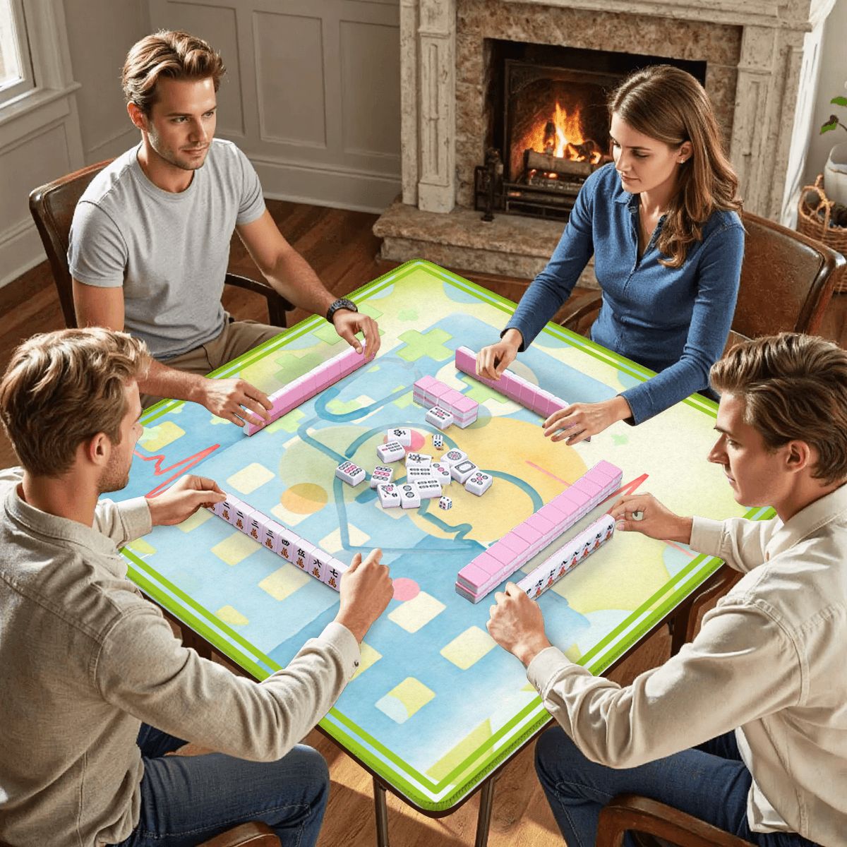 Healthcare Hero Mahjong Mat - Splash of Color Co.