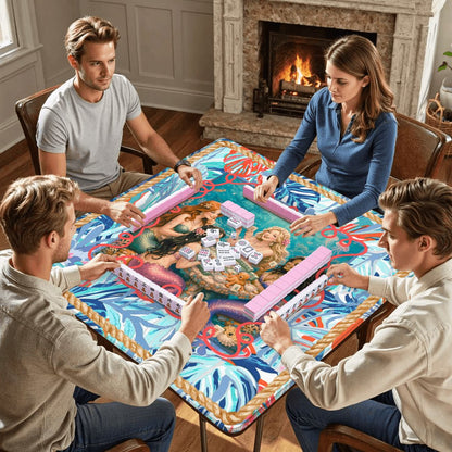 Mahjong Mermaids Mat - Splash of Color Co.