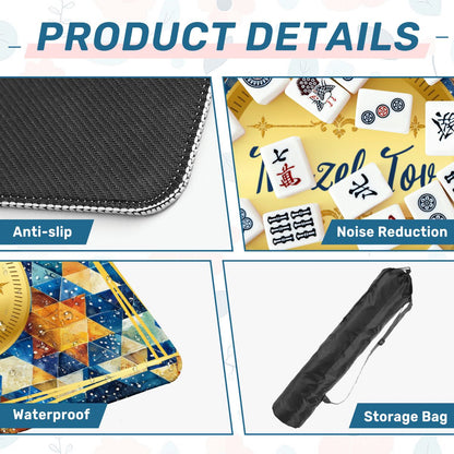 So Much Mazal Tov Mahjong Mat - Splash of Color Co.