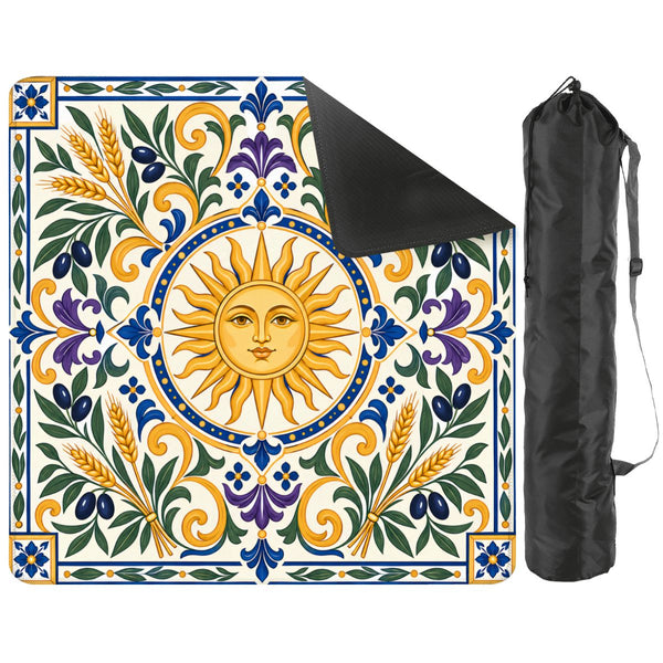 Under The Tuscan Sun Mahjong Mat - Splash Of Mahj And Color Co.